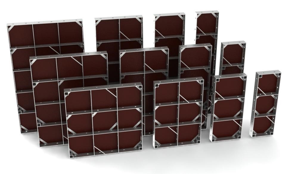 Мелкощитовая опалубка